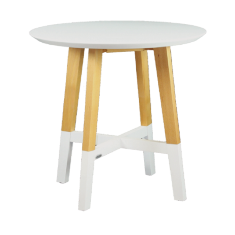 Τ 248  -Tραπέζι  Φ 100x75 cm  επιφάνεια mdf με πόδια ξύλινα