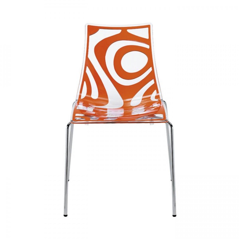 WAVE ART. 2266 (206)  Καρέκλα με  μεταλλικό σκελετό και τεχνοπολυμέριο  55χ53χ(46)81 cm