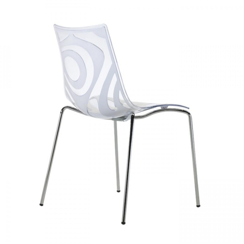 WAVE ART. 2266 (206)  Καρέκλα με  μεταλλικό σκελετό και τεχνοπολυμέριο  55χ53χ(46)81 cm