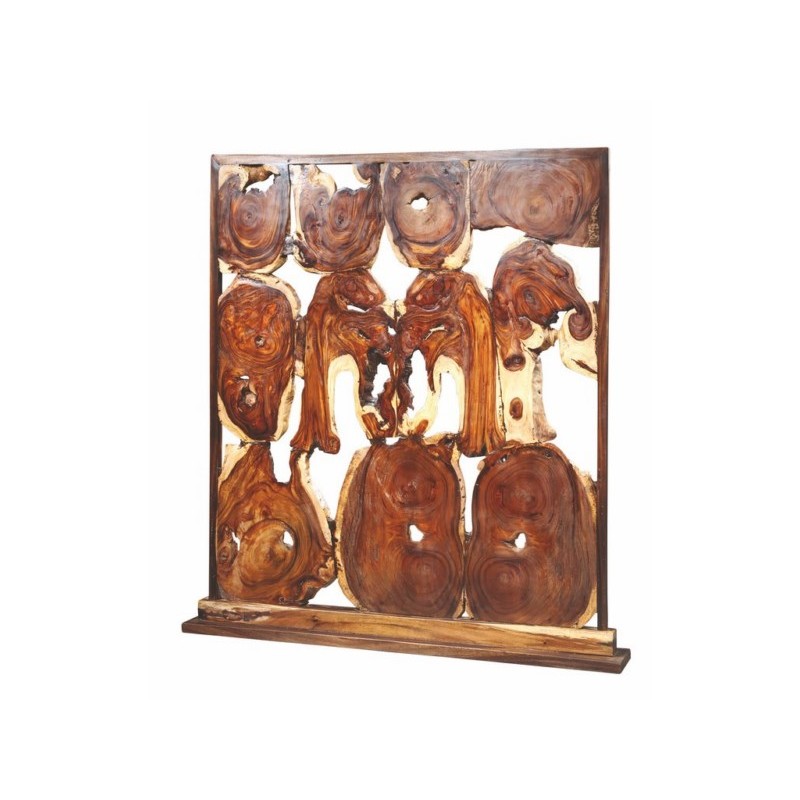 Παραβάν/ διαχωριστικό από μασίφ ξύλο suar ( 160Χ180Χ20cm) JK  131477.02