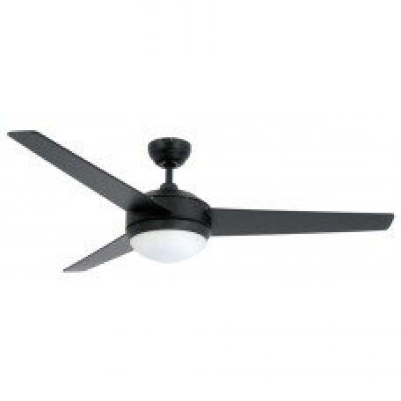 Vega Black with Light Ανεμιστήρας οροφής  με φώς - 3  πτερύγια  