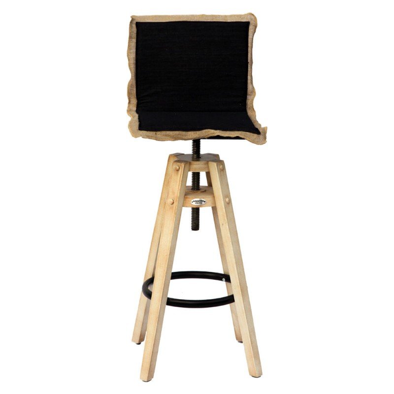 MX 8 - Σκαμπό ξύλινο περιστρεφόμενο - Β: 32 Μ: 35 Y 65-85 CM