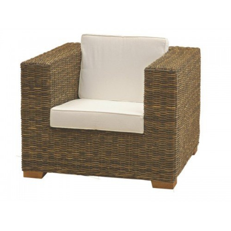 1483 SB  Πολυθρόνα από φυσικό  ρατταν 100*72*95 cm
