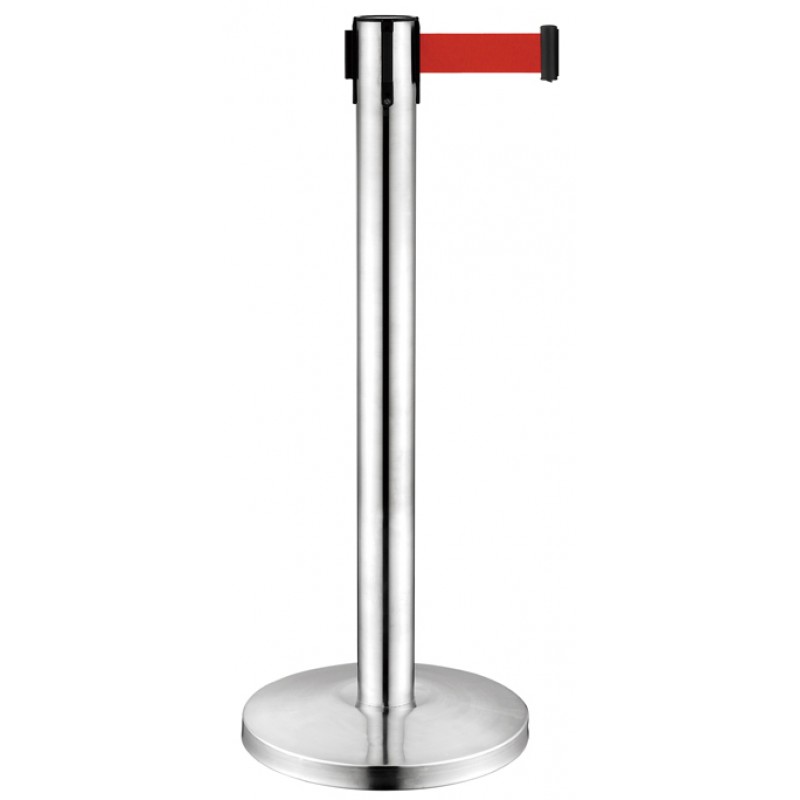 Πινακίδα για διαχωριστικά κολωνάκια μεγέθους Α4 κάθετη ασημί SA4-POR