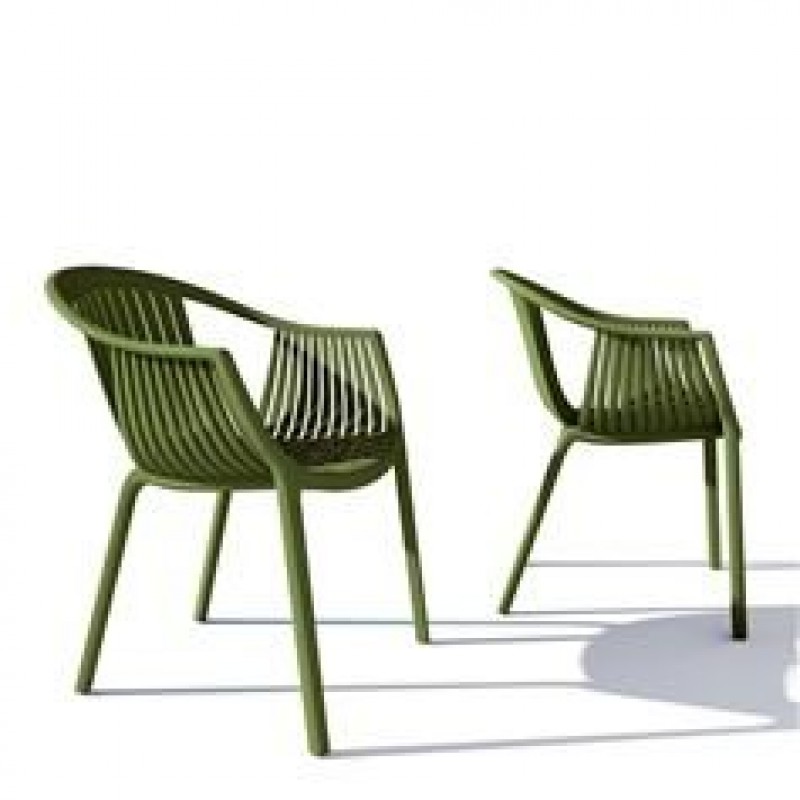 Pedrali Tatami 306  Πολυθρόνα από πολυπροπυλένιο χρωμα  μπεζ   Ύψος: 78cm Πλάτος: 62cm Μήκος: 58cm