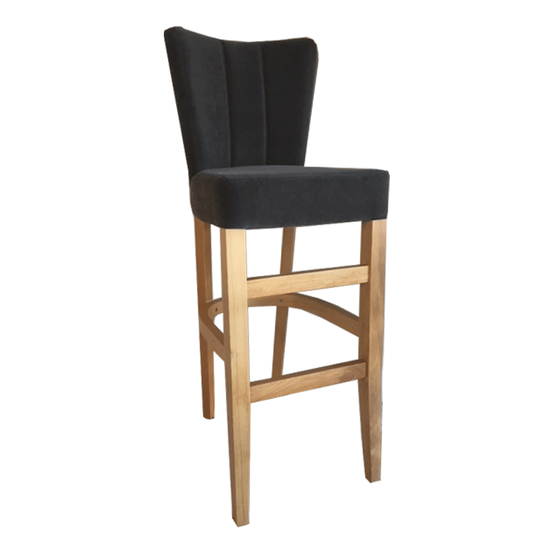 S 135  Σκαμπώ ξύλινο  από μασίφ οξιά. Υ: 121 Β: 50 Μ: 40