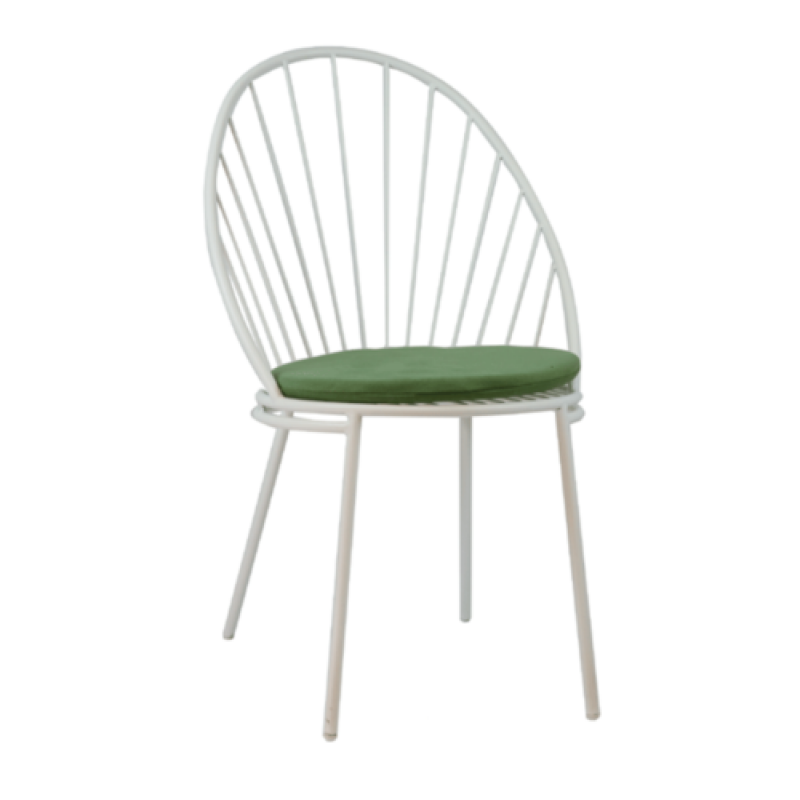 FS 11 - Μεταλλική πολυθρόνα λευκή  ιδανική και για επαγγελματική χρήση