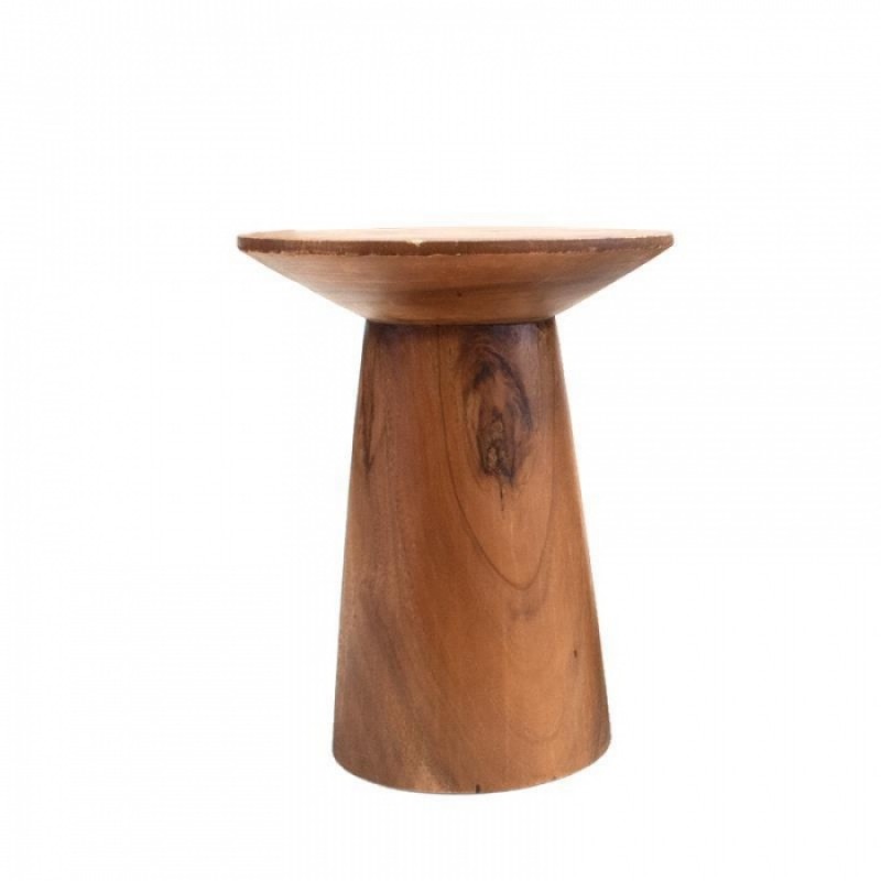 ΤΡΑΠΕΖΑΚΙ ΜUSΗRΟΟΜ SUΑR D.60 Η.45CΜ  	 Μήκος: 60 cm, Πλάτος: 60 cm, Ύψος: 45 cm