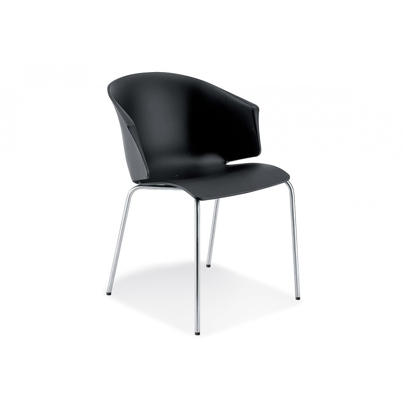 Pedrali Grace 411 Πολυθρόνα από  πολυπροπυλένιο και ατσάλινος σκελετός