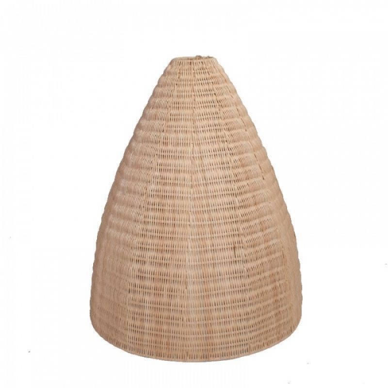 SET  KYLIE  Φωτιστικό οροφής από φυσικό rattan πλεκτό στο χέρι - Μήκος: 55 cm, Πλάτος: 55 cm, Ύψος: 65 cm