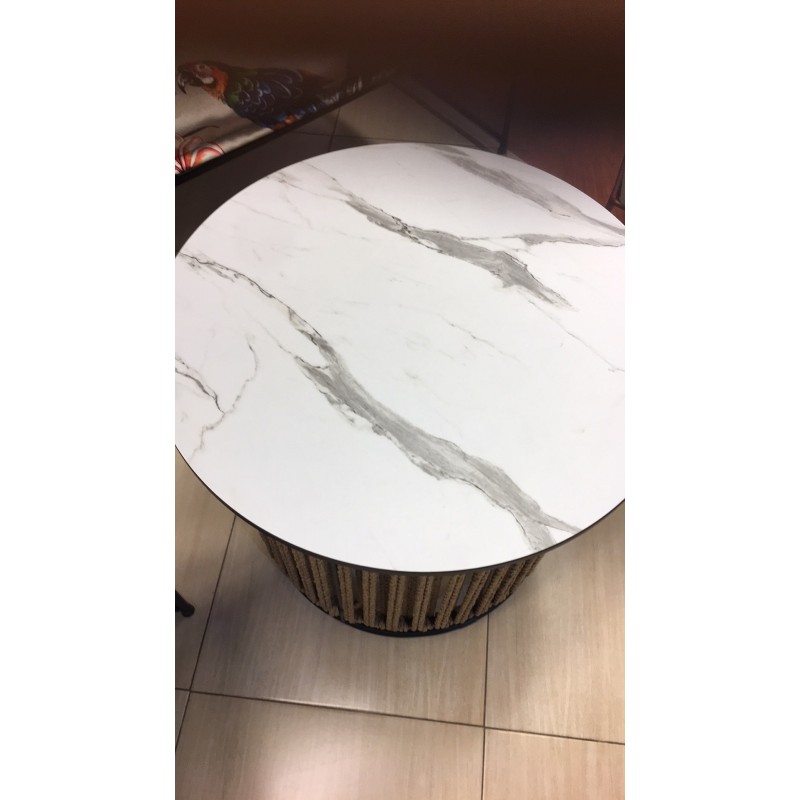 Ξύλινο Τραπεζι Χαμηλό με ράφι και επιφάνεια από Compact HPL. – T 118 X   Διαστάσεις: 80X40X45