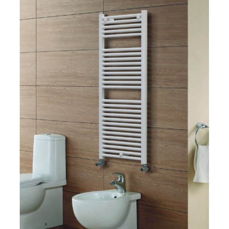 Deltacalor Basic 1806 / 42  (600*570) 1160 kcal   Ιταλική πετσετοκρεμάστρα  θερμαντικό σώμα λουτρού ( λευκό χρώμα )