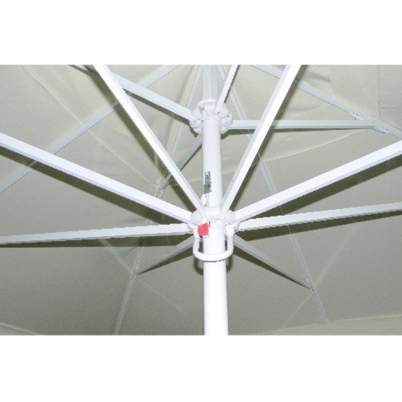 Chan 1695  ομπρέλα αλουμινίου 3x3 m -8 ακτίνες 20x30mm- polyester spun  poly 240 gr