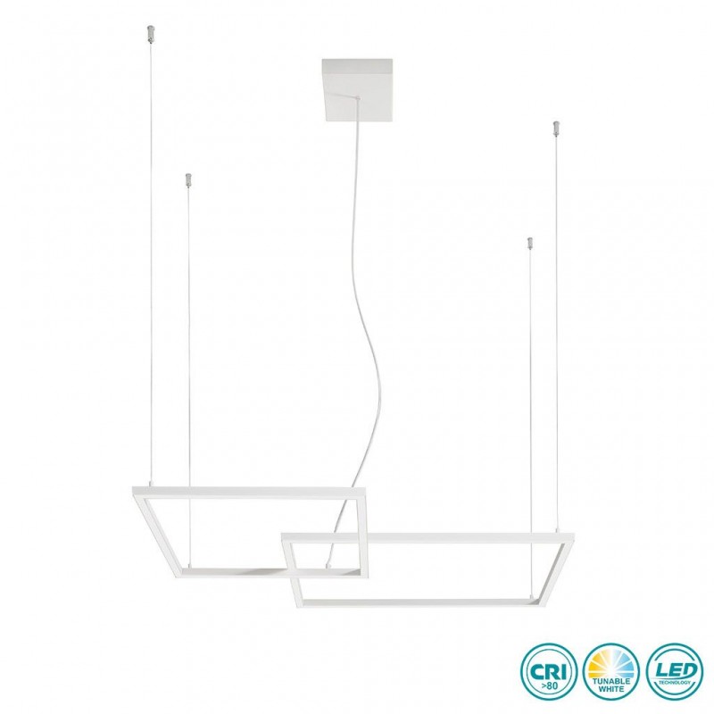 Φωτιστικό Κρεμαστό Perenz Cross 6593BCT Λευκό