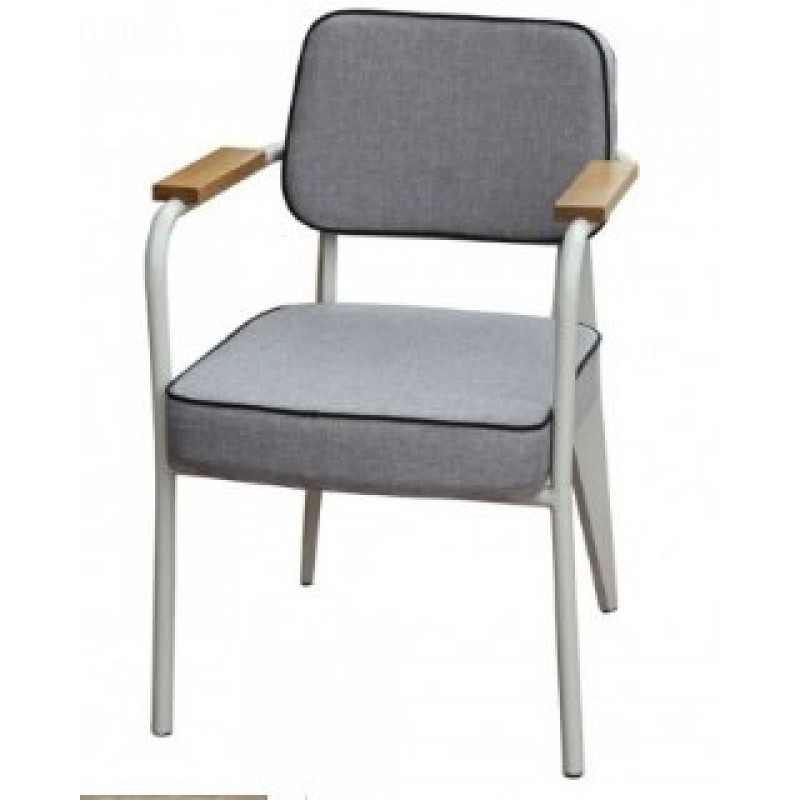 Me 18  Πολυθρόνα μεταλλική  με ύφασμα