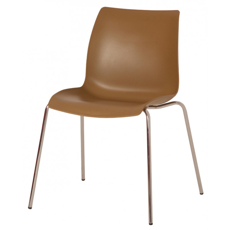 Tilia laser chair ( 101020133)   -Στοιβαζόμενη καρέκλα, από πολυπροπυλένιο χρωμα κόκκινο  Διαστάσεις : 53x53x78cm