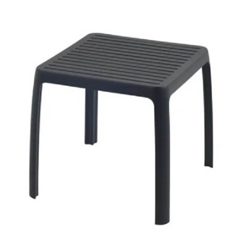 Τραπεζάκι πολυπροπυλενίου WAVE-T 42x42x36,5 Κωδικός: 0701-1769 ανθρακί