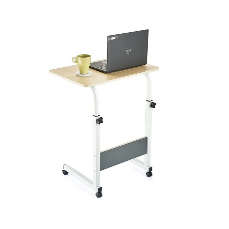 LAPTOP DESK - Γραφειάκι laptop μονό, κυλιόμενο, κατάλληλο και για χρήση φαγητού. 60*40*65/89