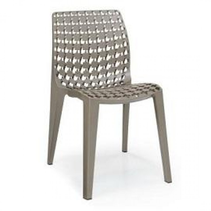 Καρέκλα pluz Πολυπροπυλένιο CAPPUCCINO    Διαστάσεις: 52 x 48 x 81 cm