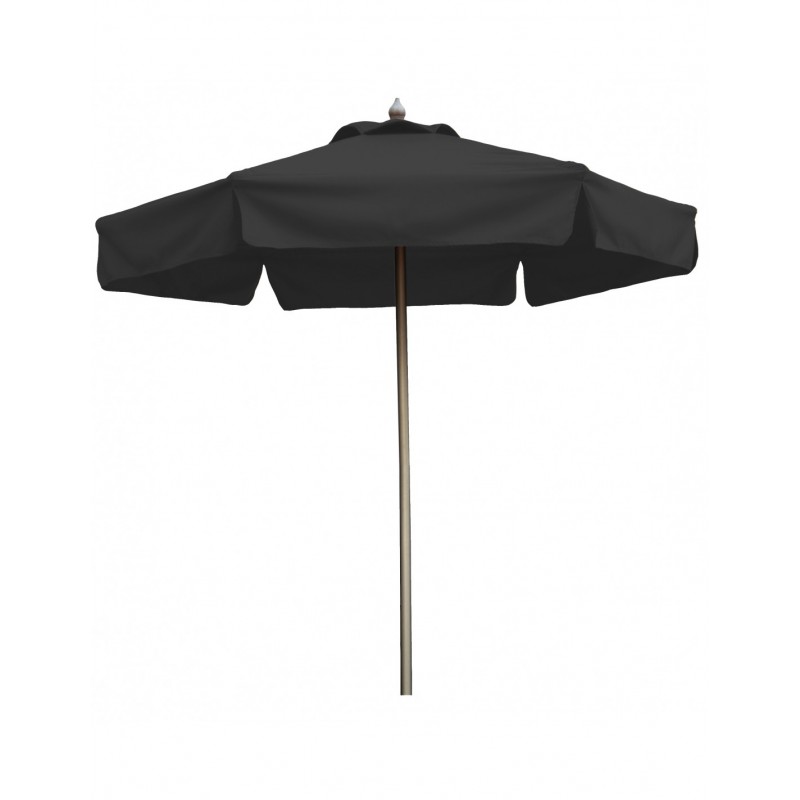 Ομπρέλα Ø2,00m / 8 ALU 2AA Ασημί Σκελετός - Με Βολάν Ø2,00m