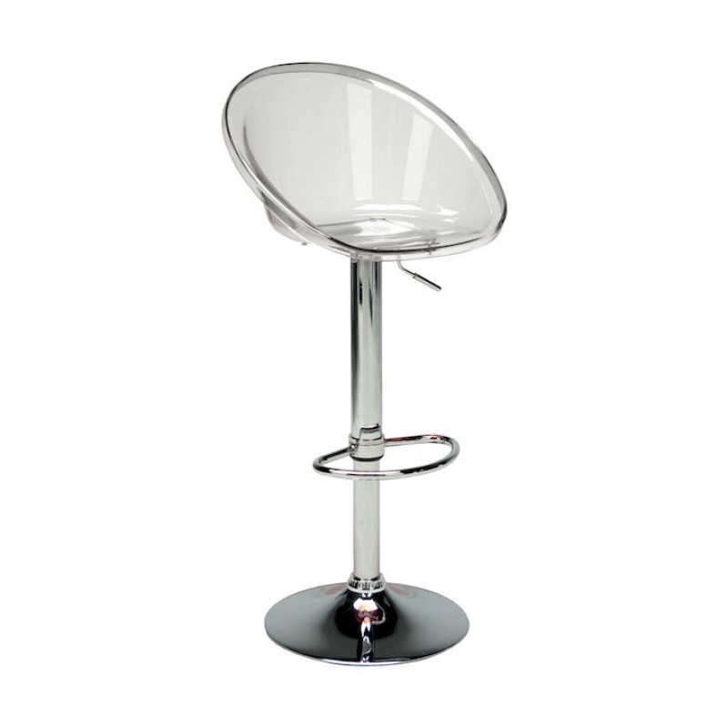 SPHERE-GAS σκαμπό ρυθμιζόμενo pc ΔΙΑΦΑΝΟ, 50x45xH84/104  -  0702-2805  SPHERE-GAS σκαμπό ρυθμιζόμενo pc ΔΙΑΦΑΝΟ, 50x45xH84/104  -  0702-2805