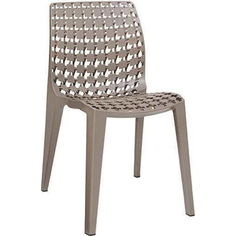 Καρέκλα pluz Πολυπροπυλένιο CAPPUCCINO    Διαστάσεις: 52 x 48 x 81 cm