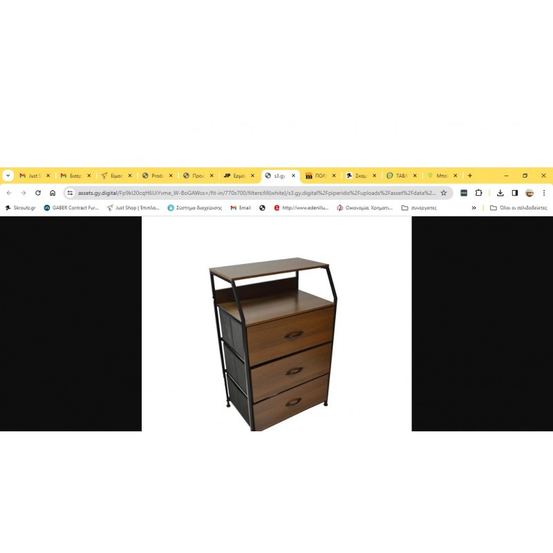 Ραφιέρα από ξύλο Sonoma, διαστάεων 64*182*26, με 5 ράφια.  0802-3317 