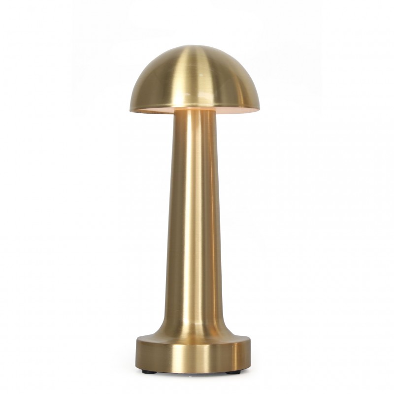 Επιτραπέζιο Φωτιστικό Led 3W 3000K Χρυσό Φ10x22cm