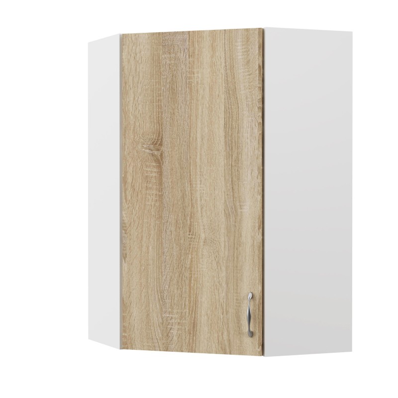 Modest Πάνω Ντουλάπι Γωνιακό Σονόμα 60/60x30x92cm