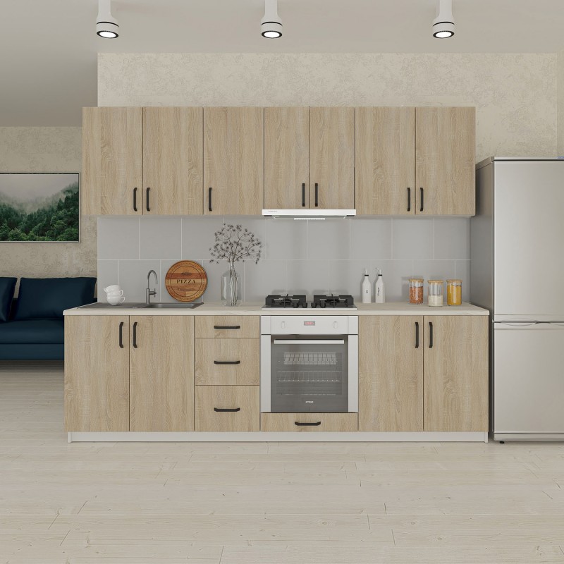 Κουζίνα Corfu Modest 8 Τεμαχίων Σονόμα