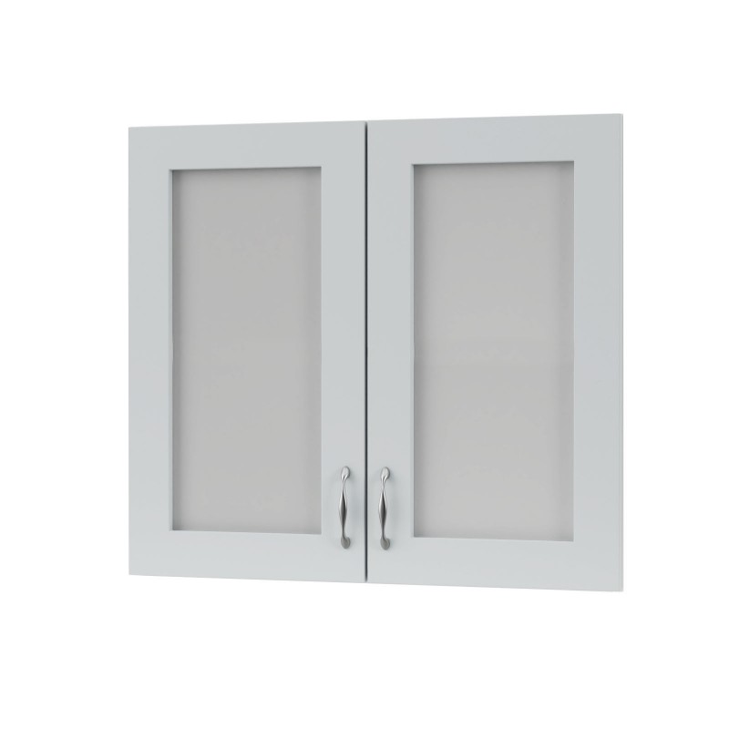 Άνω Πορτάκια-Τζάμι Modest Γκρι 80x72x1.6cm