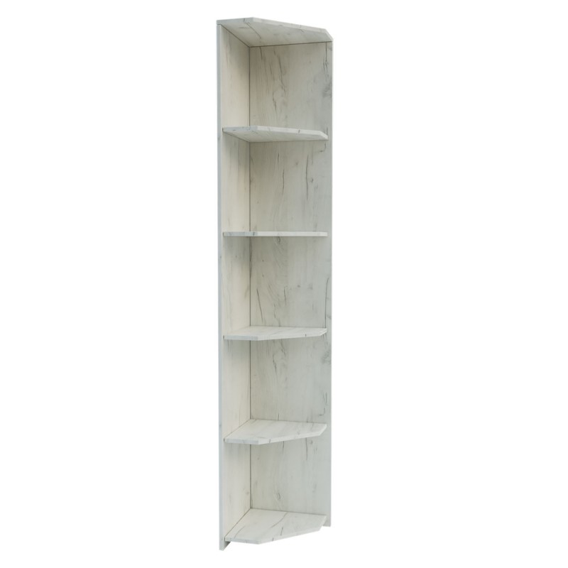 Βιβλιοθήκη Of 33x33x185.2cm Λευκή