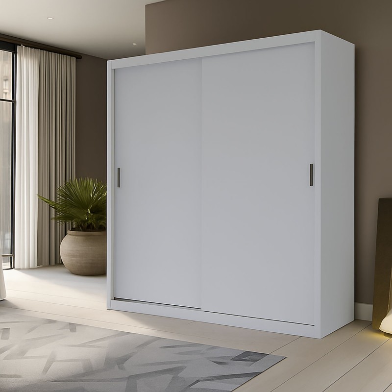 Ντουλάπα Reflex Λευκή 180x60x215cm