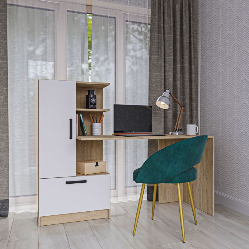 Γραφείο Standart Σονόμα Λευκό 150x59x120cm