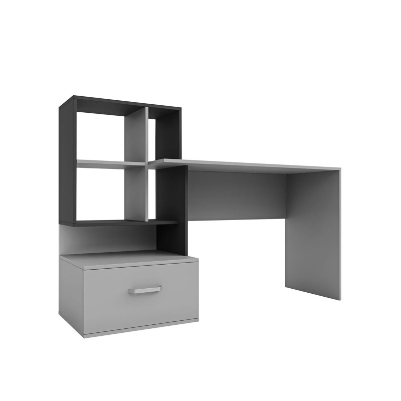Γραφείο Viola Γκρι-Ανθρακί 149x48x105cm