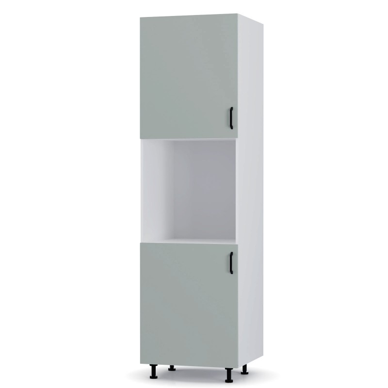 Modest Στήλη Κουζίνας Γκρι 60x57x214cm