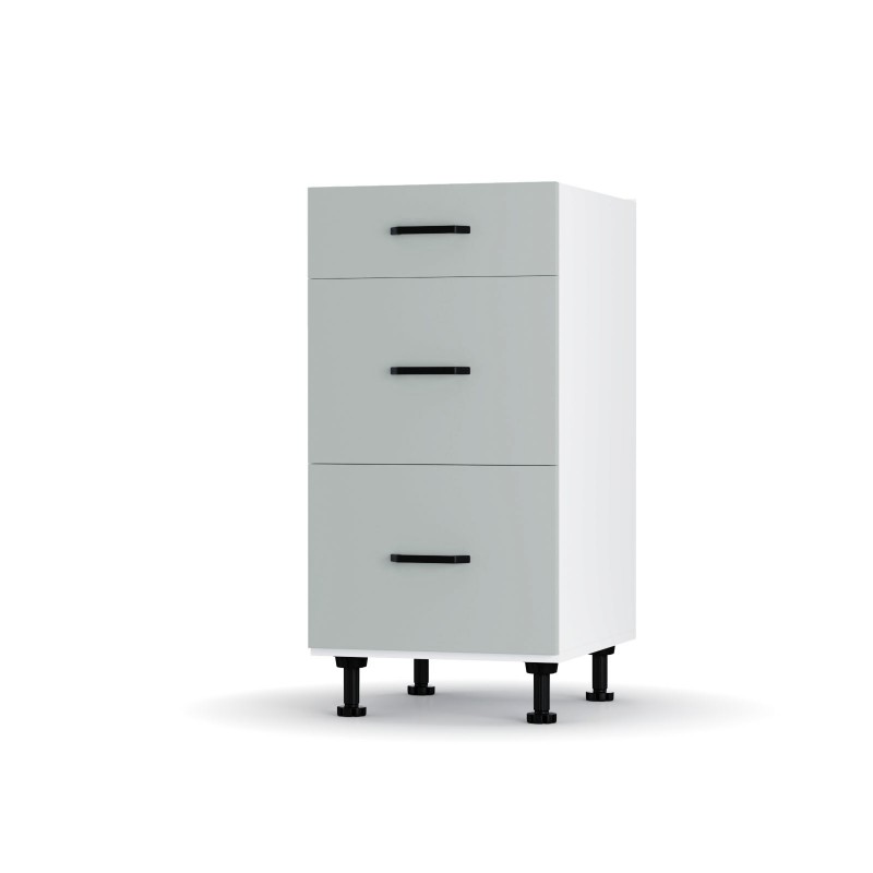 Modest Κάτω Ντουλάπι Συρταριέρα Γκρι  40x48x82 εκ