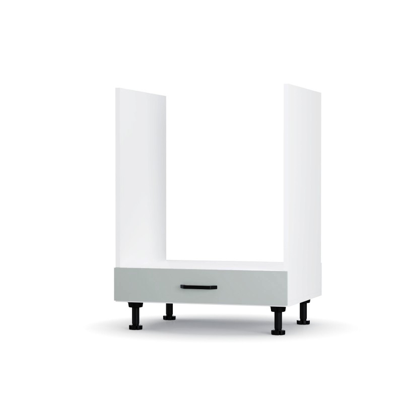 Modest Κάτω Ντουλάπι Φούρνου Γκρι 60x48x82cm