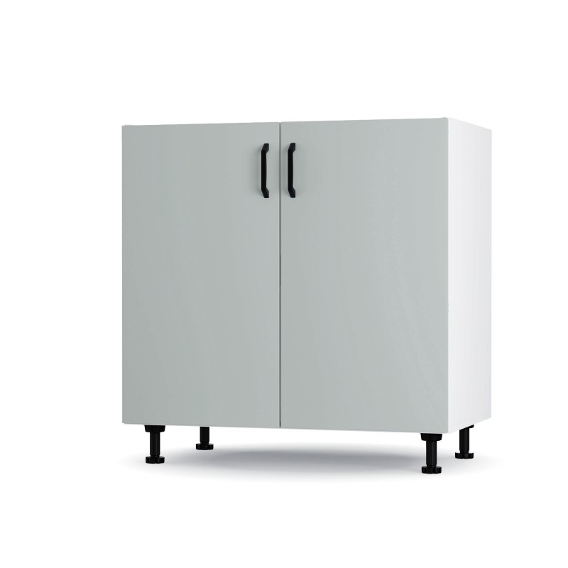 Modest Κάτω Ντουλάπι Νεροχύτη Γκρι 80x48x82cm