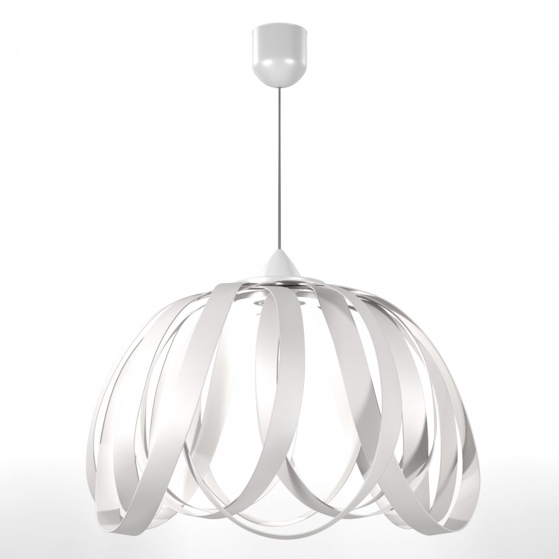 Φωτιστικό Κρεμαστό Madrid Μονόφωτο Λευκό (PP+PVC) Ε27 40*40*80cm