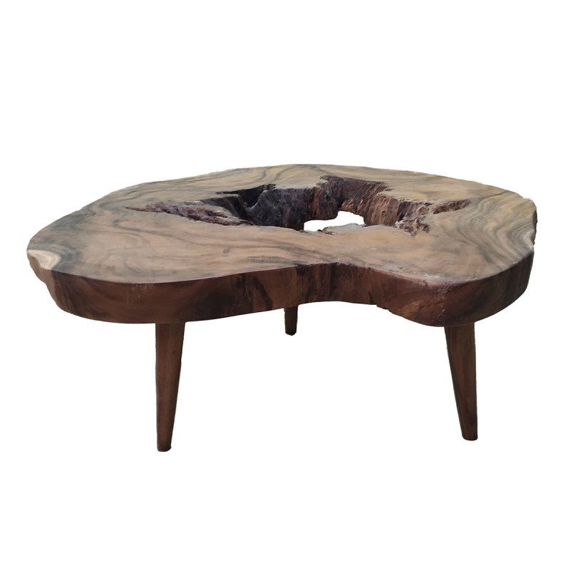 Τραπέζι Σαλονιού Nature Φ100x50cm