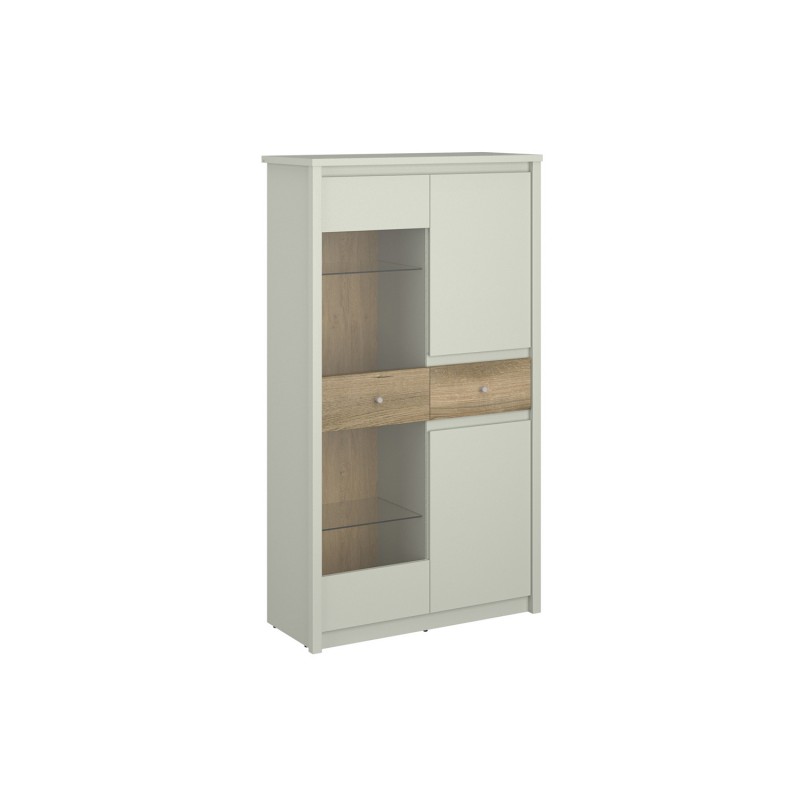 Βιτρίνα Karin Cashmere-Evoke Oak 86x36.5x153cm