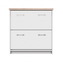 Παπουτσοθήκη Top Mix 80x27x85cm Λευκή-Σονόμα