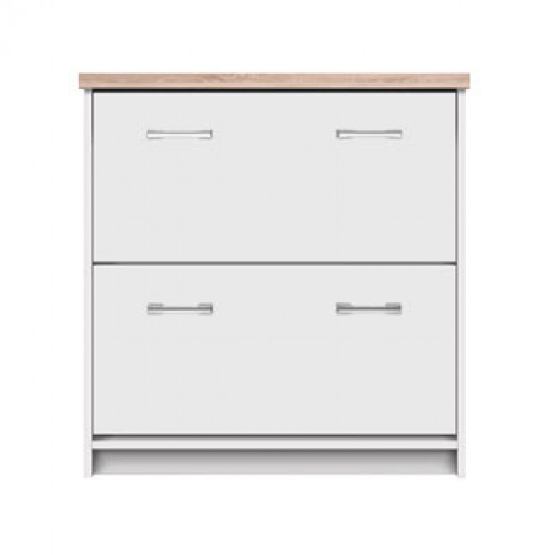 Παπουτσοθήκη Top Mix 80x27x85cm Λευκή-Σονόμα Παπουτσοθήκη Top Mix 80x27x85cm Λευκή-Σονόμα