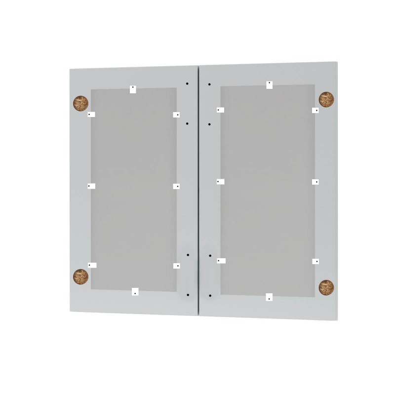 Άνω Πορτάκια-Τζάμι Modest Γκρι 80x72x1.6cm