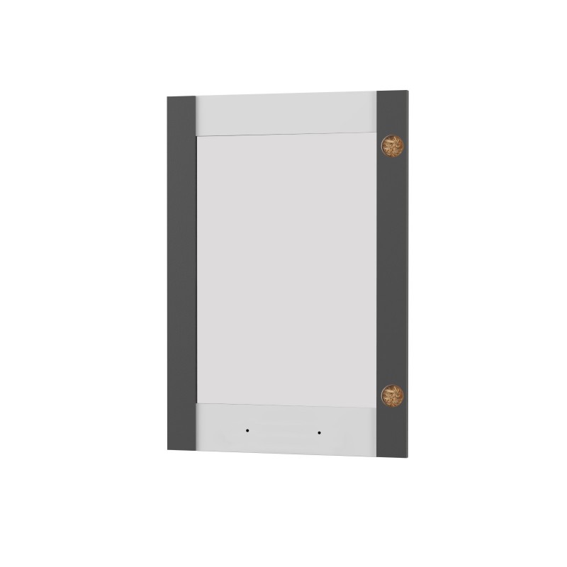 Άνω Πορτάκι-Τζάμι Αριστερό Charlotte Γραφίτης 50x71.8x1.6cm