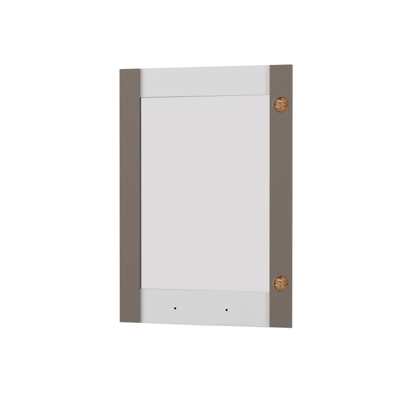 Άνω Πορτάκι-Τζάμι Αριστερό Charlotte Μόκα 50x71.8x1.6cm