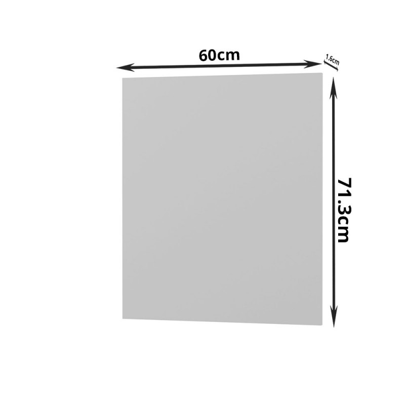 Πρόσοψη Πλυντηρίου Modest Γκρι 60x1.6x71.3cm