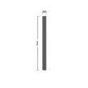 Modest Καταφραγή Ντουλαπιού Ανθρακί 5x1.6x82cm