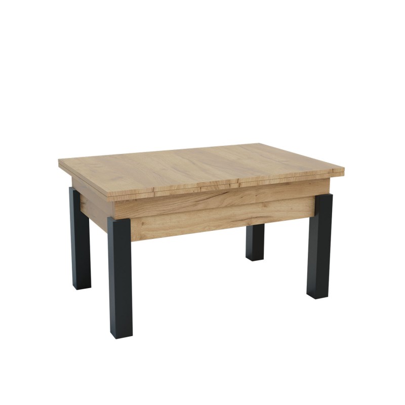 Τραπέζι Σαλονιού Transformer Χρυσό Δρυς 90x60x50cm